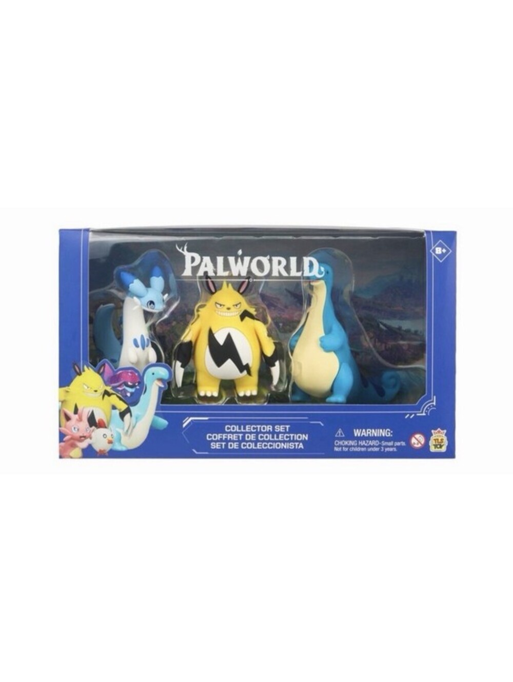 Chillet Relaxaurus Grizzbolt Palworld 3" Scale Action Figure Collector Set